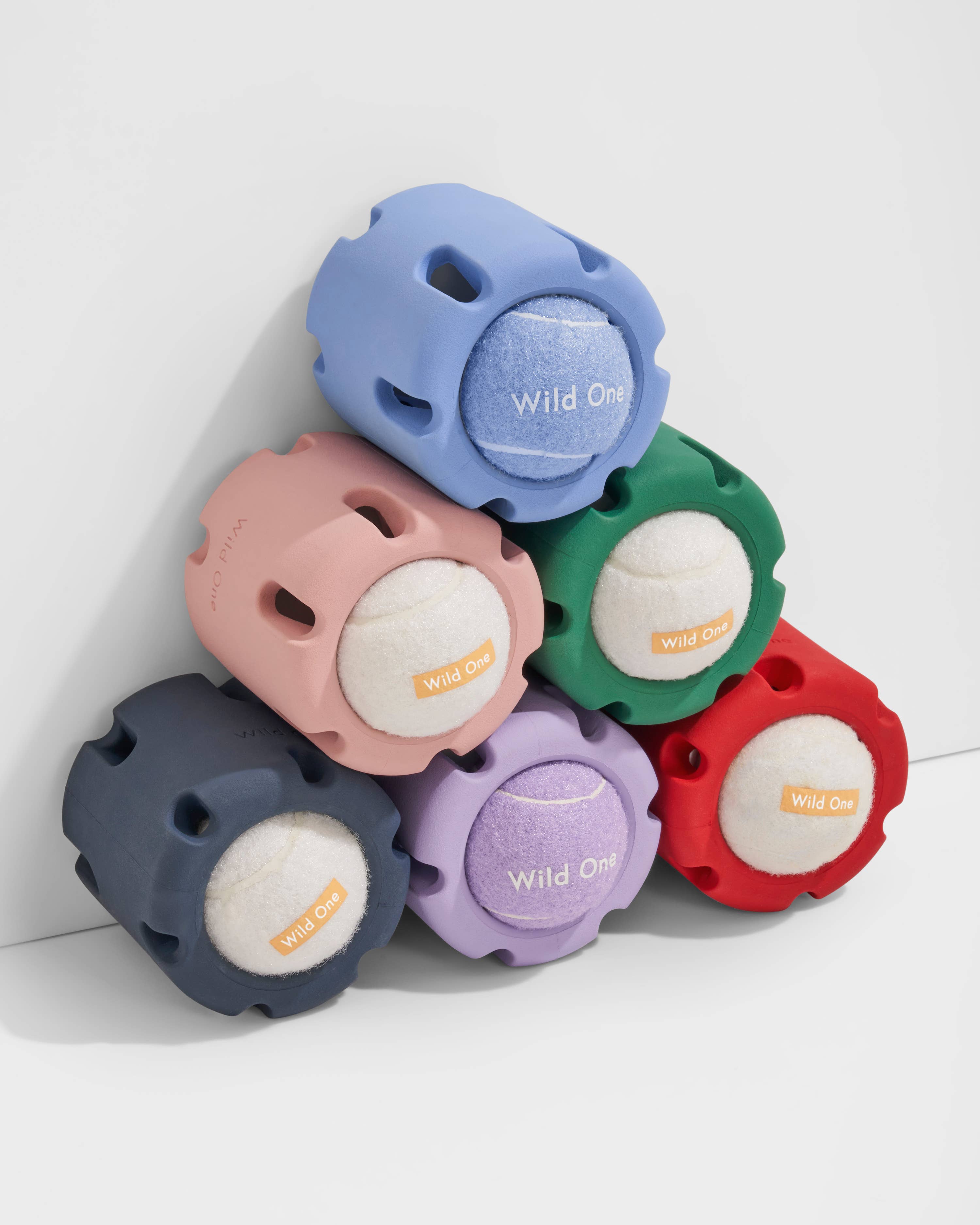 Image of Wild One - Tennis Tumble Interactive Dog Toy